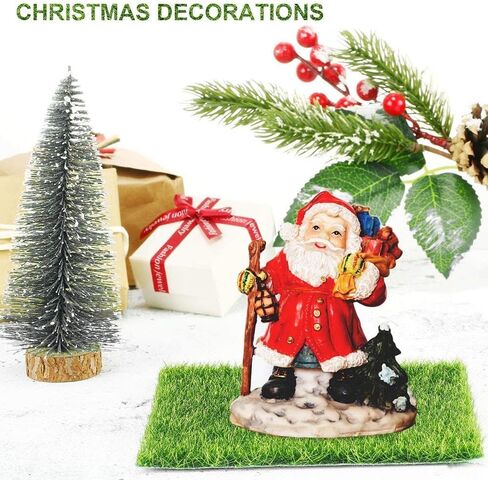 قطعة واحدة من عشب الحديقة الخضراء العشب الاصطناعي للحرف اليدوية زخرفة مصغرة حديقة بيت الدمى DIY العشب الجنية العشب الاصطناعي العشب الاصطناعي (6 × 6 بوصات) in Kuwait