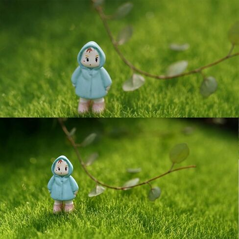 قطعة واحدة من عشب الحديقة الخضراء العشب الاصطناعي للحرف اليدوية زخرفة مصغرة حديقة بيت الدمى DIY العشب الجنية العشب الاصطناعي العشب الاصطناعي (6 × 6 بوصات) in Kuwait