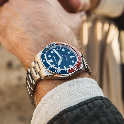Spinnaker Mens 40mm Croft Mid Size Automatic Watch with Leather or Stainless Steel Srap SP-5100 in Saudi Arabia