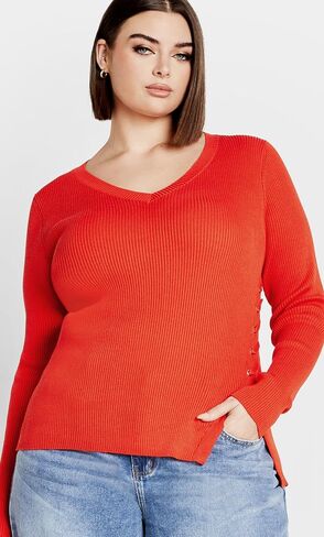 City Chic Women's Citychic Plus Size Jumper Charlie in Saudi Arabia