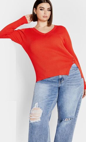 City Chic Women's Citychic Plus Size Jumper Charlie in Saudi Arabia