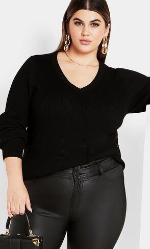 City Chic Women's Citychic Plus Size Jumper Charlie in Saudi Arabia