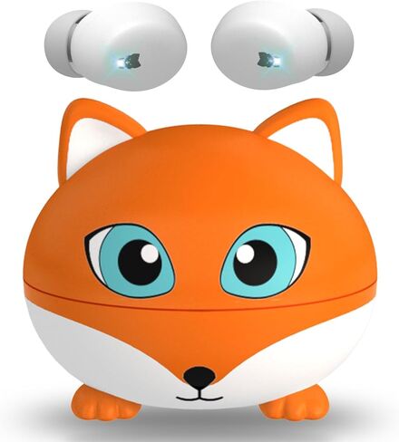 Kids Earbuds, Wireless Bluetooth Girls Boys Headphones with Microphones, 85dB Healthy Volume Control Protect Hearing, Lightweight, Waterproof, 30Hrs Playtime,Earphones for iPad Tablet Computers, Panda in Kuwait