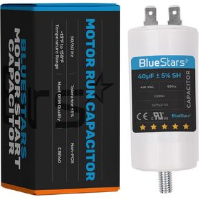 US CBB60 20uF سلك أسطوانة قيادة المحرك Run SH Capacitor AC 450V جزء بديل من BlueStars - متوافق مع مكيف الهواء أو مكثف المضخة الحرارية in Kuwait