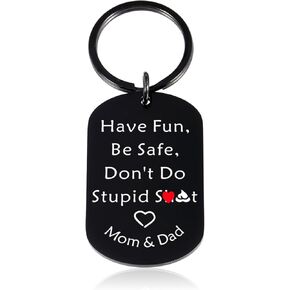 جوارب مضحكة للمراهقين والأولاد والبنات لا تفعل ستو سانت سلسلة المفاتيح لابن ابنة عيد ميلاد عيد الميلاد هدايا عيد الحب للمراهقين الأولاد والبنات الفكاهة هدية هفوة الأم للأطفال هدايا التخرج in Kuwait