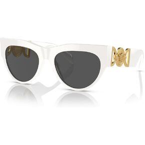 Versace Dark Grey Cat Eye Ladies Sunglasses VE4440U 314/87 56