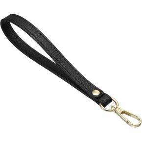 PATIKIL PU Leather Keychain with Metal Key Ring Lock, for Wallet Purse