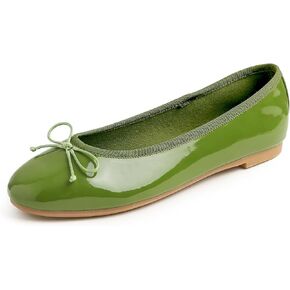 FEVERSOLE Women's Bling Soft Cushioned Comfort Flats Sparkle Party Ballets