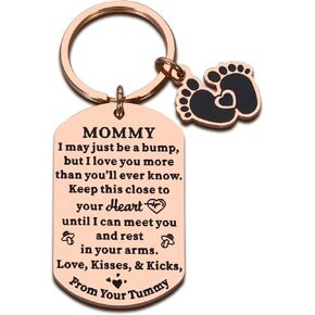 Christmas Gifts for New Mom First Time Mom Gifts for Women Pregnancy Pregnant Gifts for Mother Mommy to Be Gifts Mothers Day Keychain Gifts for Expecting Mother Baby Shower Gifts for Wife from Husband