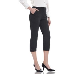 Tapata Capris for Women Casual Summer Business Professional Stretchy Dressy Wear to Work Crop Pants