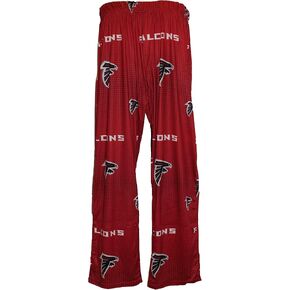 Atlanta Falcons Men's Scatter Pattern Pajama Lounge Multi Color Pants