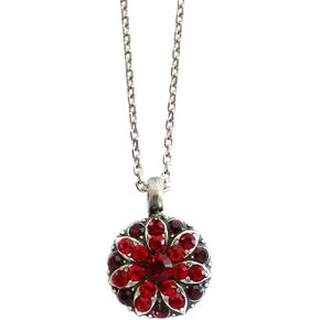 Mariana Guardian Angel Crystal Pendant Necklace, 16" "Lady in Red 5212 1070
