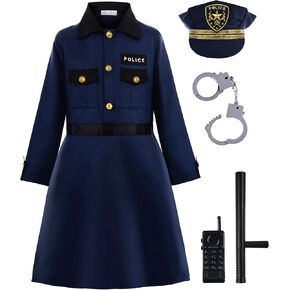 ReliBeauty Girl’s Police Costume Halloween Dress