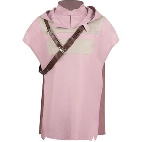 Mens Survivor Cal Kestis Cosplay Costume Halloween Carnival Cosplay Cal Pink Hooded Cape Outfits