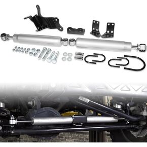 N3 Dual Steering Stabilizer fits for Jeep JL/Gladiator JT 18-24, Replacement part for 87304