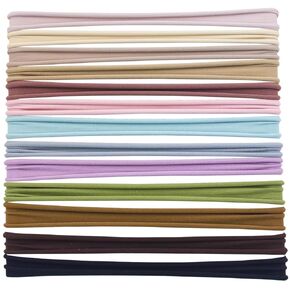 XIMA 13Pieces Nylon Seamless Large Headbans for Women,Elastic Stretch Sport Yoga Hair Style Headbands for Women Head Wraps