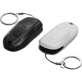 OzniumX Leather Key Fob Cover for Tesla