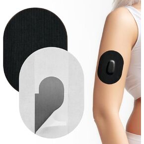 20 PCS Dexcom G6 Adhesive Patches - Waterproof Patches for Dexcom G6, Pre-Cut Back Paper Strong Stick with No Glue in The Center (Pink)