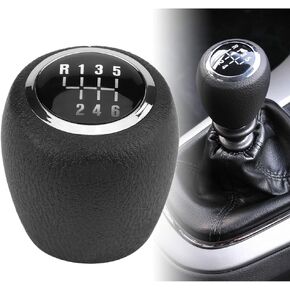 Qiilu Gear Shift Knob 6 Speed Gear Shift Lever Knob Head for Cruze 2008-2012