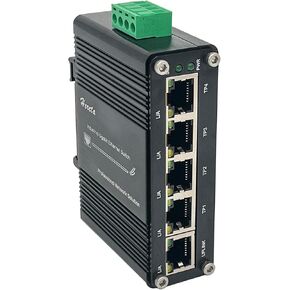 Industrial Hardened Gigibit Managed Fiber/PoE+ Ethernet Switch,16 x 10/100/1000T RJ45 Port + 4 x 1000Base-X SFP Slot+USB-C for Management (ETH-DIMC2416MP)