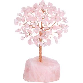 CrystalTears Green Aventurine Crystal Tree Handmade Healing Crystal Gemstone Money Tree Wrapped On Aventurine Crystal Stone Base Natural Stone Tree for Home Office Decor Crystal Gifts for Christmas