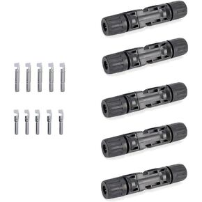 Solar Panel Cable Connectors Male/Female IP67 30A 1000V DC 5Pairs