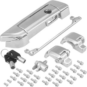 Tour Pak Pack Trunk Lid Latch with Keys Fit for Harley Touring Road King Road Glide Street Glide Electra Glide Ultra-Classic 2014-2024 (Chrome)