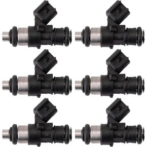 TRQ Fuel Injector Set Compatible with 2009-2012 Ford Escape 2010-2012 Fusion 2009-2011 Mazda Tribute Mercury Mariner 2010-2011 Milan