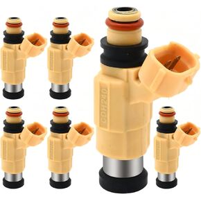 6Pcs CDH240 Fuel Injector Replacement for Yamaha F200 200HP F225 225HP 2002 2003 2004 2005 2006 2007 2008 2009 2010 2011 2012 Four Stroke Outboard Replace 84212299