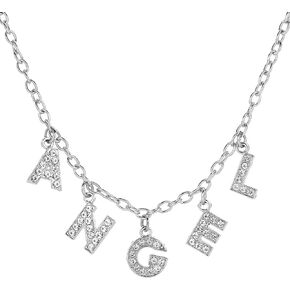 Rhinestone Letters Choker Necklace Sexy Angel Princess Queen Bitch for You Choose Pretty Gift for Women