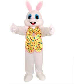 Easter Rabbit Bunny Rabbit Mascot Costume Adult Size Fancy Dress (Yellow Bunny)