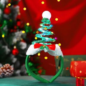 Christmas Headband Light Up Headbands Party Cute Hair Band Lovely Head Hoop for Adult and Children