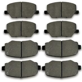 D1811 D1809 Front Rear Ceramic Brake Pads Sets Fit For Fiat 500X 2016-2018,For Jeep Compass 2016-2020,For Jeep Renegade 2015-2019