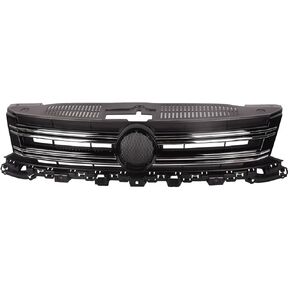 TOPAZ 5NO853651H 5N0853651J9B9 Front Bumper Grille Upper Chrome Trim Compatible with 2012-2017 Volkswagen Tiguan 2017 2018 Tiguan Limited 2.0L