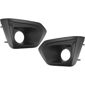 Left Right Side Fog Light Grille Cover Trim 57731FJ020 57731FJ030 for Subaru Impreza 2012 2013 2014 Black 1 Pair