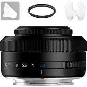TTArtisan AF 27mm F2.8 f/2.8 Lens APS-C XF-Mount Auto Focus STM Lenses for Fujifilm Fuji X-Mount Cameras X-T10 X-T2 X-T20 X-T30 X-T3 X-T4 X-T5 X-T100 X-T200 X-T30 X-PR01 X-PR02 X-PR03 X-E4 Silver