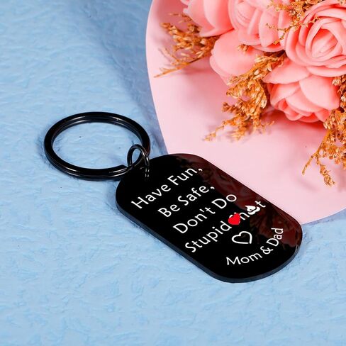 جوارب مضحكة للمراهقين والأولاد والبنات لا تفعل ستو سانت سلسلة المفاتيح لابن ابنة عيد ميلاد عيد الميلاد هدايا عيد الحب للمراهقين الأولاد والبنات الفكاهة هدية هفوة الأم للأطفال هدايا التخرج in Kuwait