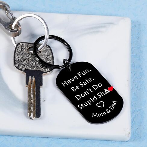 جوارب مضحكة للمراهقين والأولاد والبنات لا تفعل ستو سانت سلسلة المفاتيح لابن ابنة عيد ميلاد عيد الميلاد هدايا عيد الحب للمراهقين الأولاد والبنات الفكاهة هدية هفوة الأم للأطفال هدايا التخرج in Kuwait