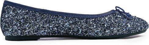 FEVERSOLE Women's Bling Soft Cushioned Comfort Flats Sparkle Party Ballets in Saudi Arabia