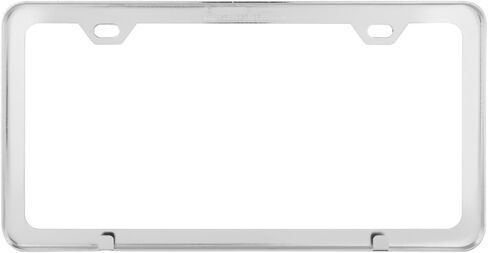 GG Grand General 60403 Black Semi-Gloss Powder Coated License Plate Frame with 2 Holes in Kuwait