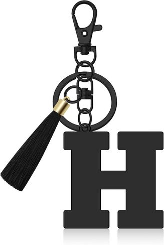 Oubaka Initial letter Keychains for Women,Alphabet Keychains with Tassel for Backpacks Handbags Car Key Christmas Gifts in Saudi Arabia