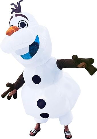 Olaf Inflatable Mascot Costume Snowman Blow Up Outfit in Saudi Arabia