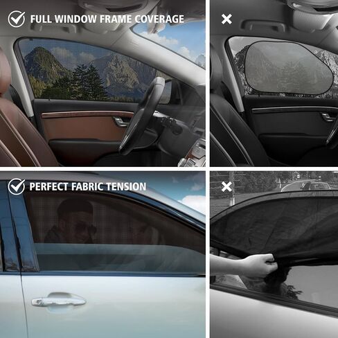 CLIM ART Magnetic Car Window Sunshade For Honda CR-V (CRV) 2023-2025, 4 Pc.Set, Side Glass Covers Screen, Block Sun Rays Curtains, Window Shield Sun Shade for Baby in Cars, Camping accessories- MS0135 in Saudi Arabia
