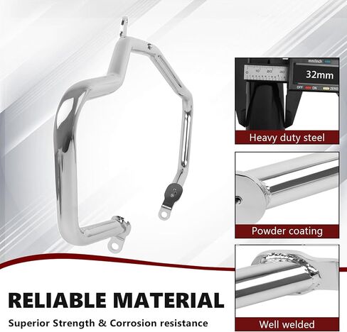 1 1/4 بوصة استبدال قضيب حماية المحرك على الطريق السريع لسيارة BMW R18 Classic 2020-2024 R18 B Transcontinental 2022-2024 (كروم) in Kuwait