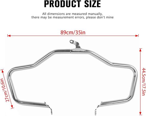 1 1/4 بوصة استبدال قضيب حماية المحرك على الطريق السريع لسيارة BMW R18 Classic 2020-2024 R18 B Transcontinental 2022-2024 (كروم) in Kuwait