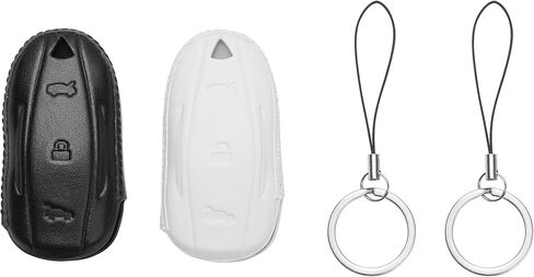 OzniumX Leather Key Fob Cover for Tesla in Kuwait