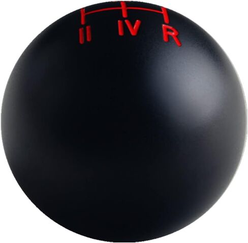 DEWHEL أسود مع أحمر 5 سرعات مقبض ناقل الحركة اليدوي من الألومنيوم الأرقام الرومانية محدد مقبض ناقل الحركة M12x1.25 M10x1.5 m10x1.25 M8x1.25 in Kuwait