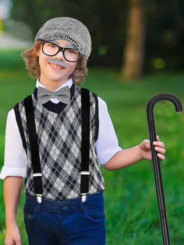 زي المدرسة المائة يوم، زي الرجل العجوز للأولاد، إكسسوارات قبعة، زي تنكري للأطفال في اليوم المائة من المدرسة in Kuwait