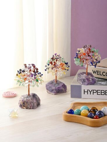 CrystalTears Green Aventurine Crystal Tree Handmade Healing Crystal Gemstone Money Tree Wrapped On Aventurine Crystal Stone Base Natural Stone Tree for Home Office Decor Crystal Gifts for Christmas in Saudi Arabia