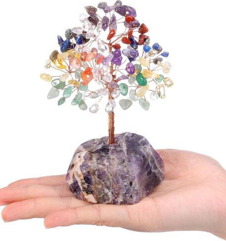 CrystalTears Green Aventurine Crystal Tree Handmade Healing Crystal Gemstone Money Tree Wrapped On Aventurine Crystal Stone Base Natural Stone Tree for Home Office Decor Crystal Gifts for Christmas in Saudi Arabia